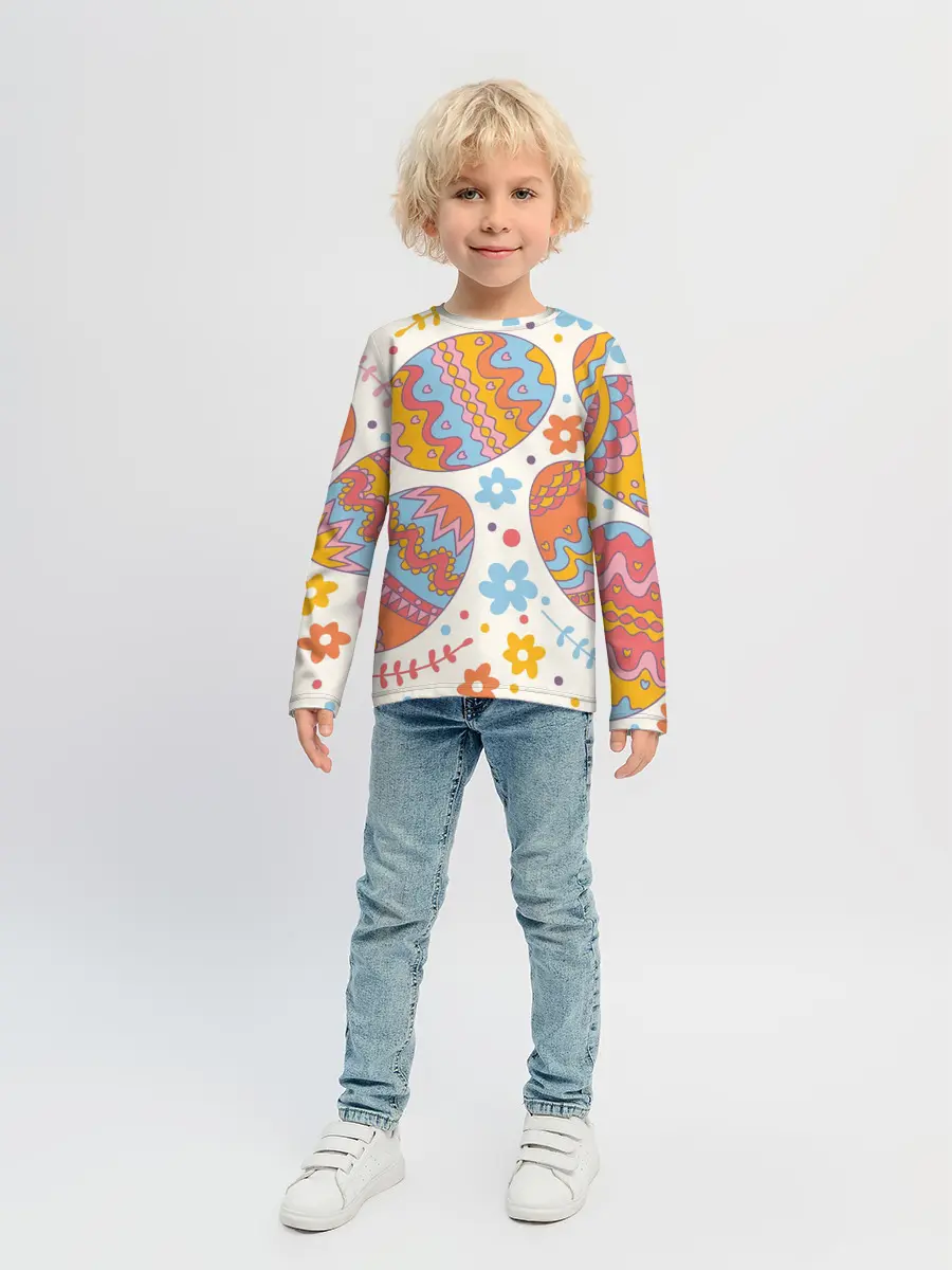 Детский лонгслив / Пасха
