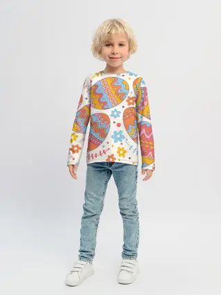 Детский лонгслив / Пасха