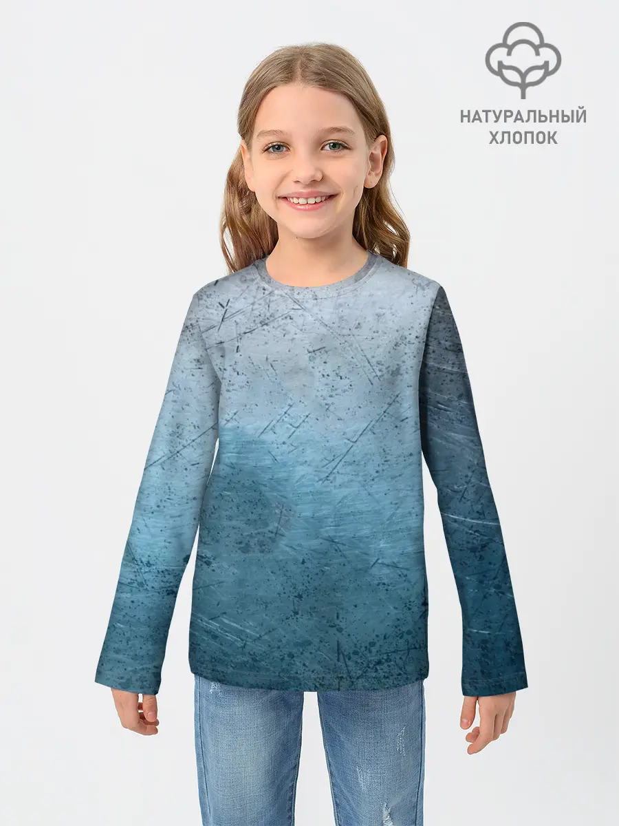 Детский лонгслив / Blue Glass