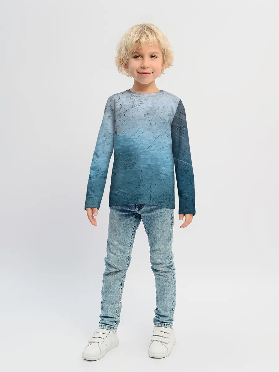 Детский лонгслив / Blue Glass