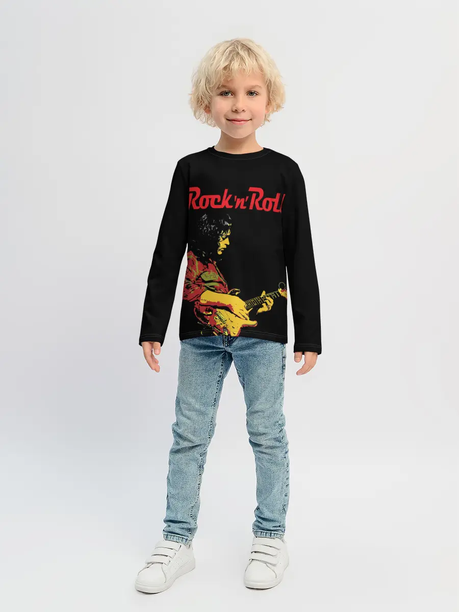 Детский лонгслив / ROCK N ROLL