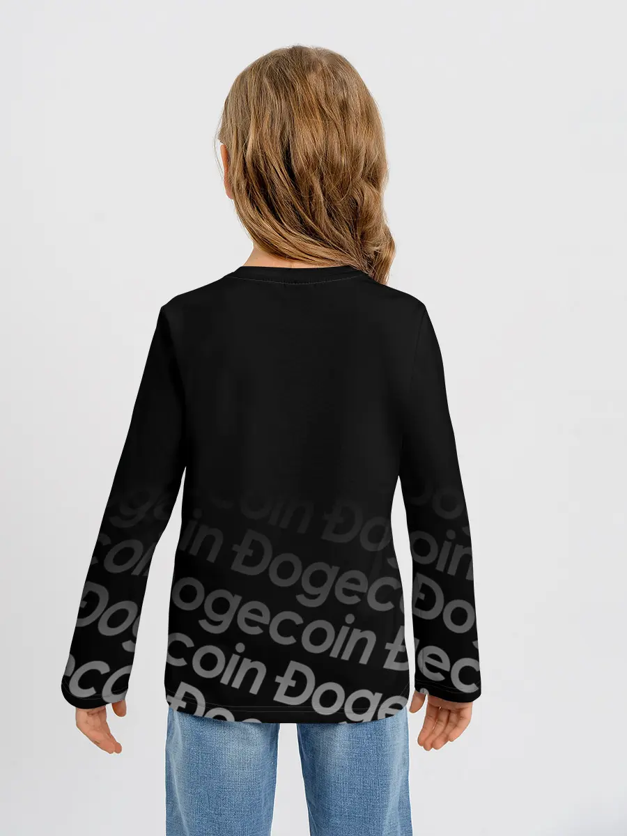 Детский лонгслив / DOGECOIN / DOGE / ДОГИКОИН