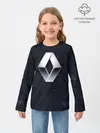 Детский лонгслив / RENAULT РЕНО 3Д ГЕОМЕТРИЯ 3D