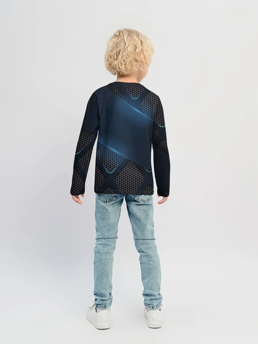 Детский лонгслив / MERCEDES BENZ | 3D Geometry 3Д
