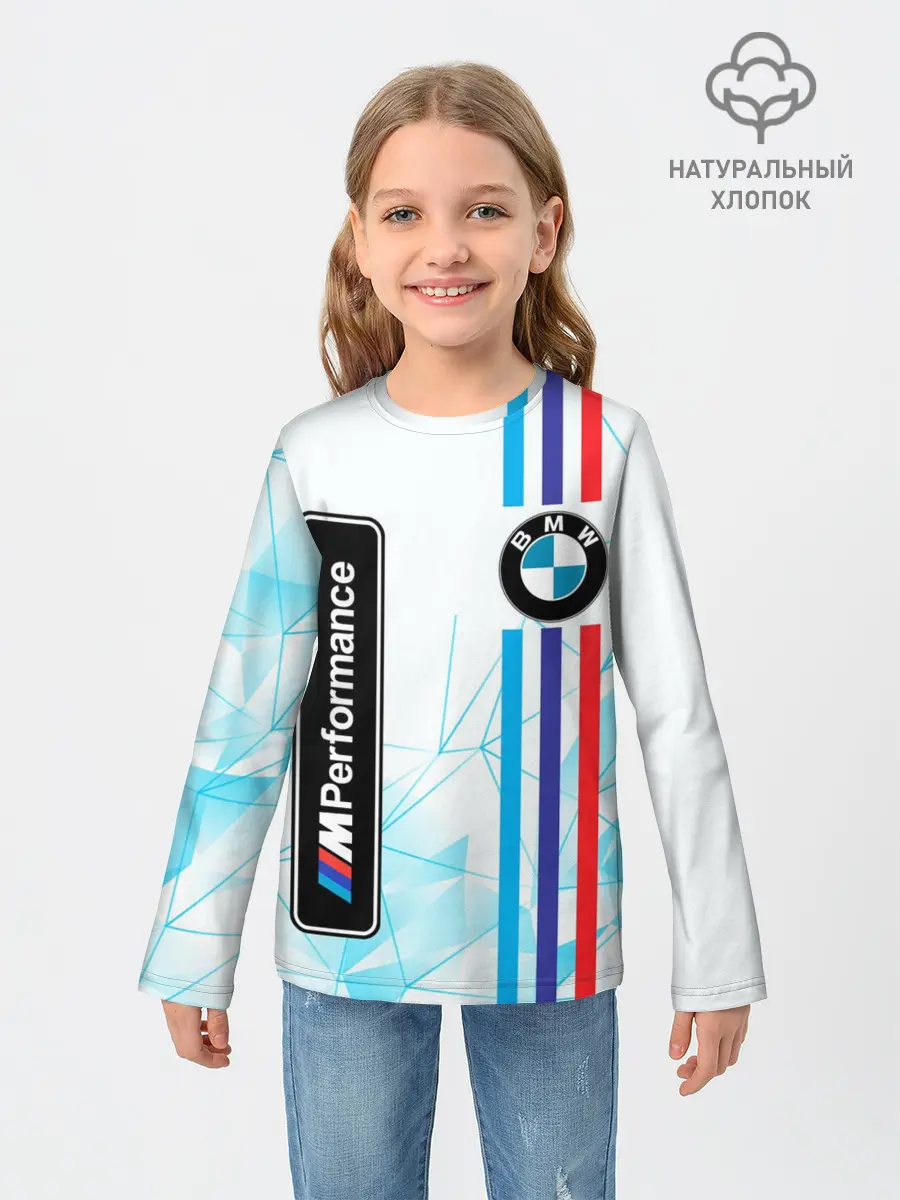 Детский лонгслив / BMW / БМВ / M PERFORMANCE