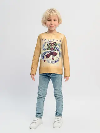 Детский лонгслив / Танджиро Камадо Kimetsu no Yaiba