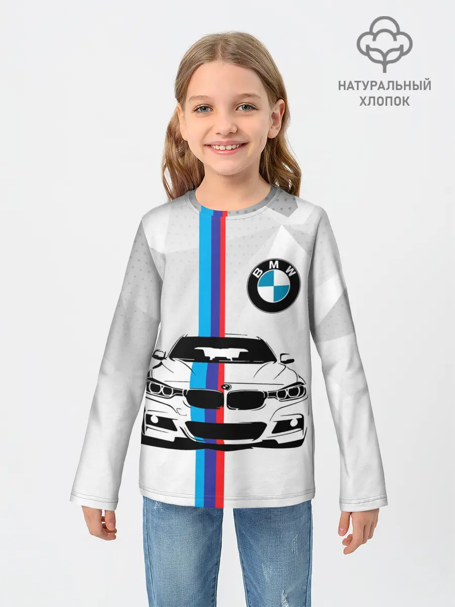 Детский лонгслив / BMW / БМВ / M PERFORMANCE