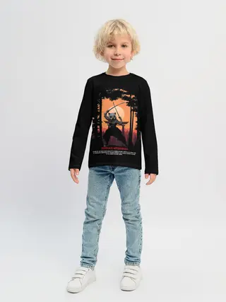 Детский лонгслив / Иноске Хашибира Kimetsu no Yaiba