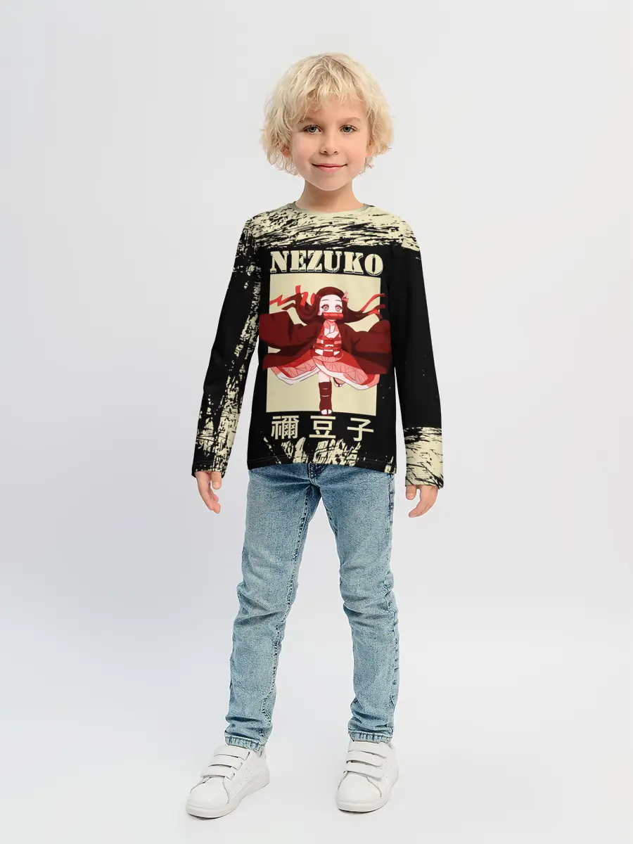 Детский лонгслив / NEZUKO | Kimetsu no Yaiba