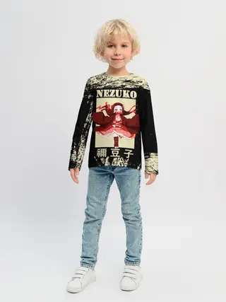 Детский лонгслив / NEZUKO | Kimetsu no Yaiba