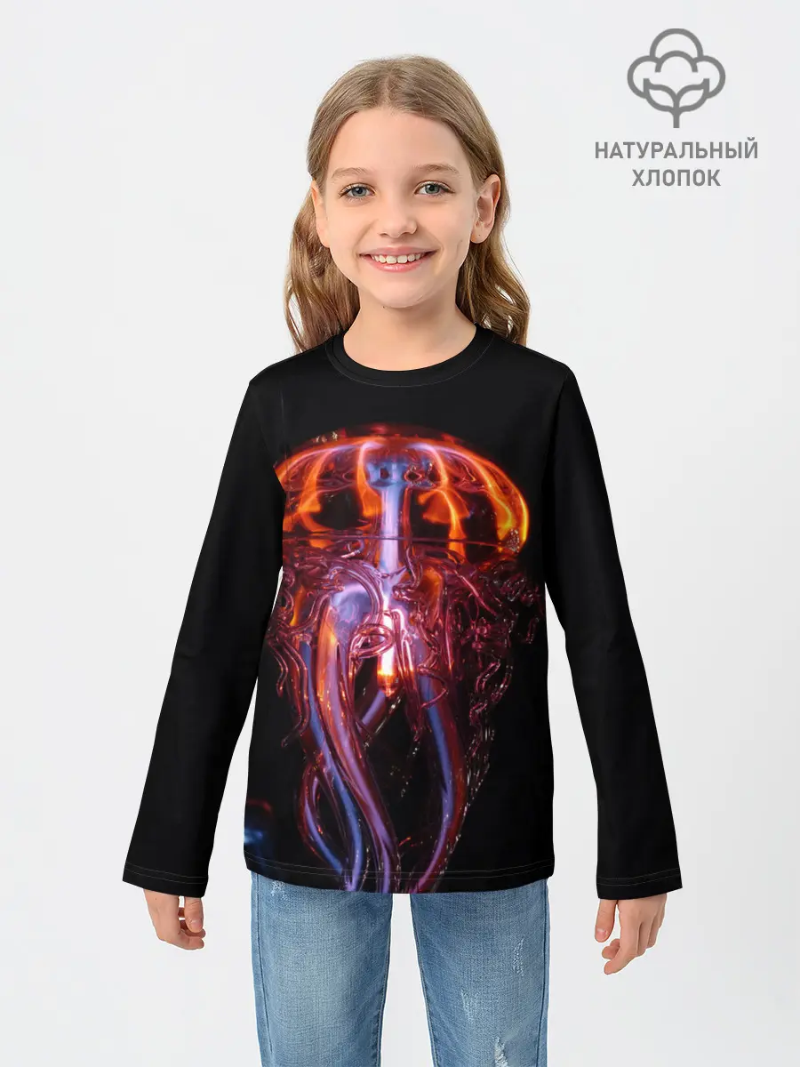 Детский лонгслив / Медуза | Jellyfish