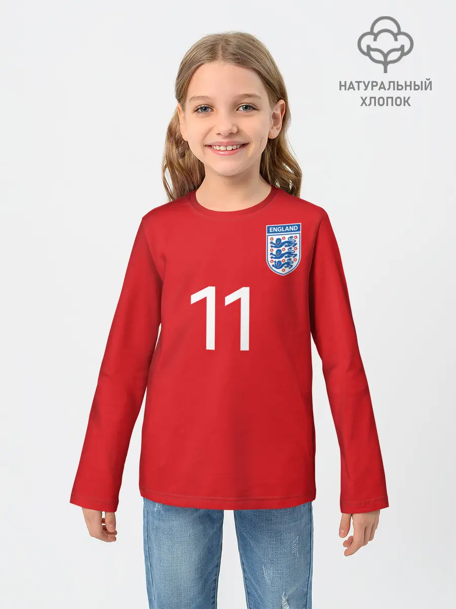 Детский лонгслив / №11 Сборной Англии