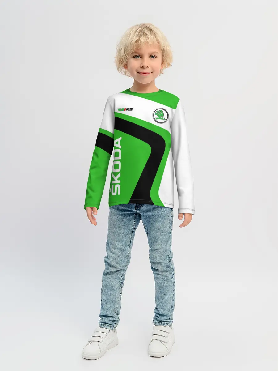 Детский лонгслив / Skoda