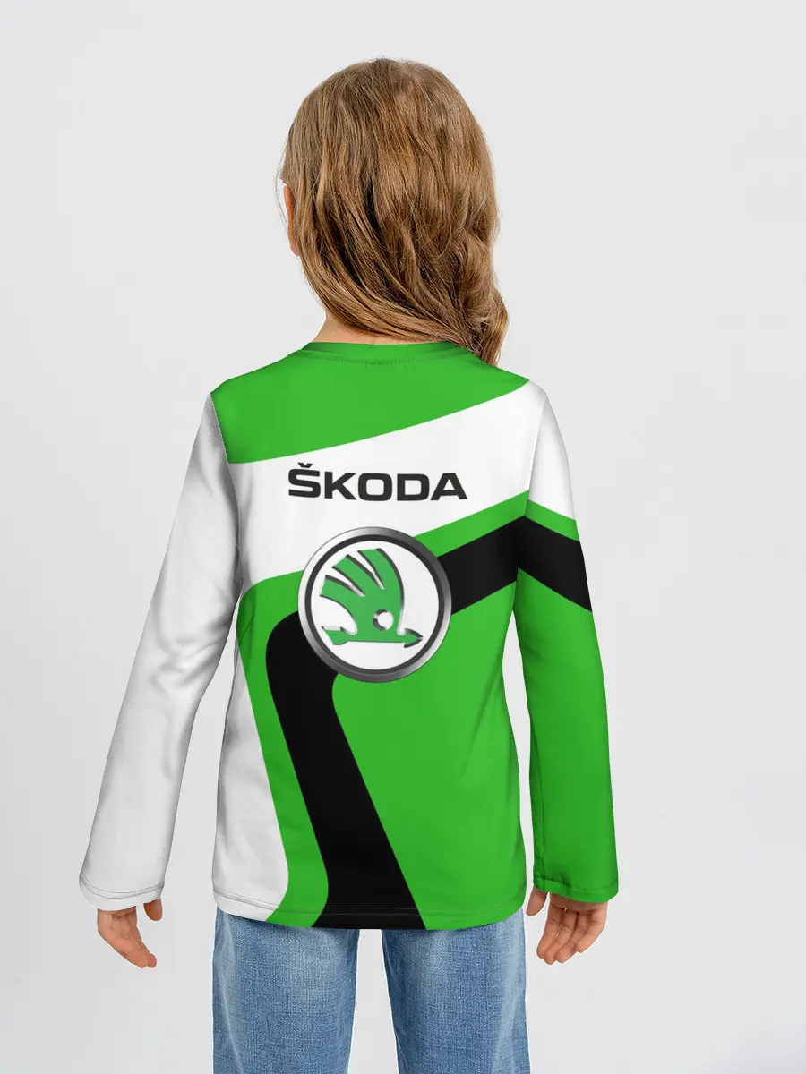 Детский лонгслив / Skoda