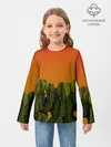 Детский лонгслив / Кактусы на закате