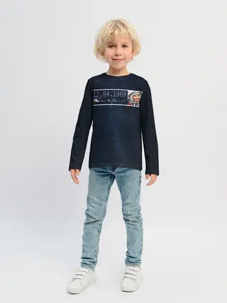 Детский лонгслив / Гагарин.Автограф