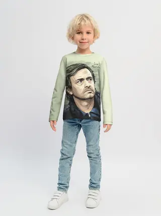 Детский лонгслив / Размышления о футболе Моуринью