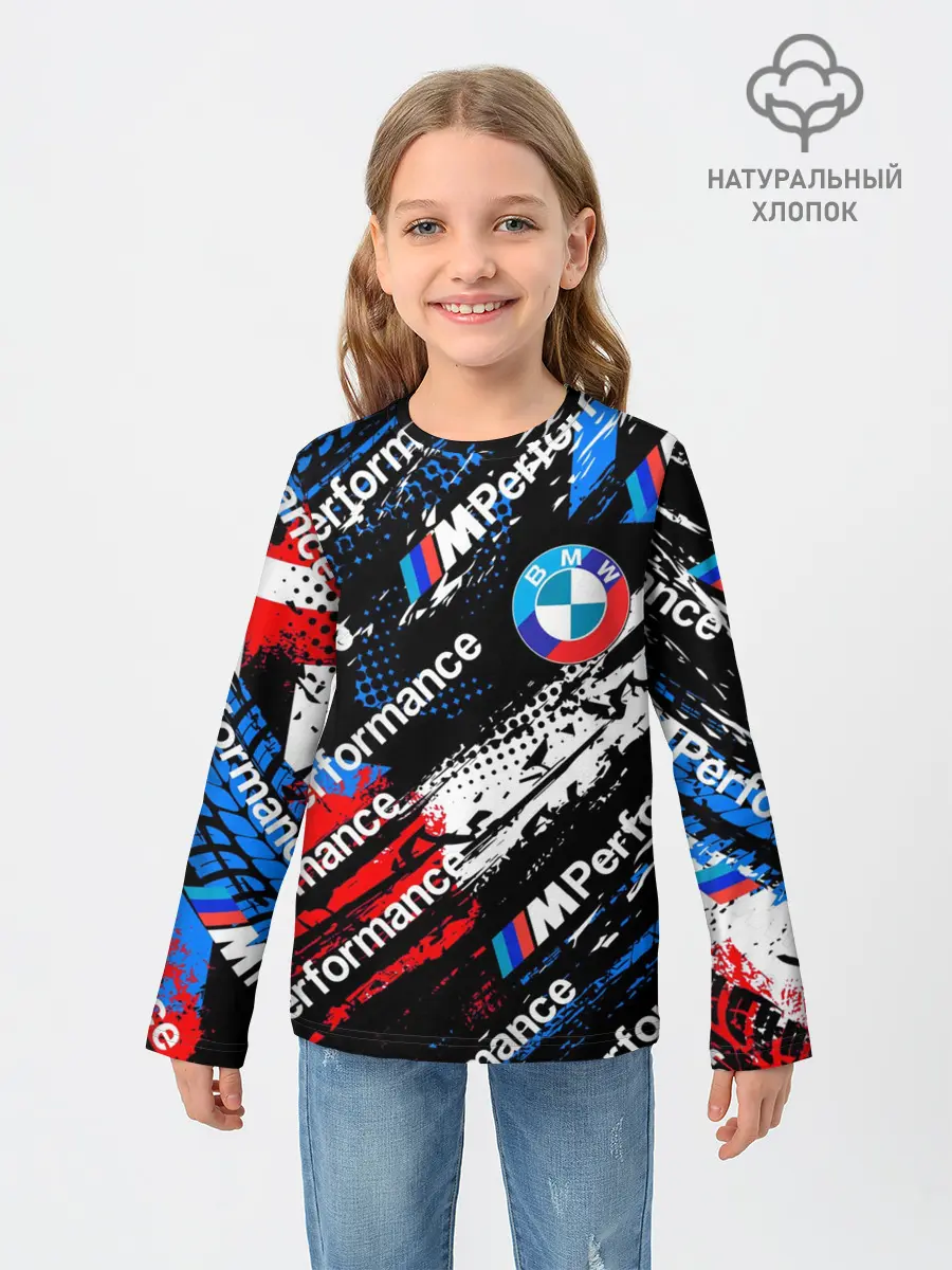 Детский лонгслив / BMW M PERFORMANCE / БМВ ГРАНЖ