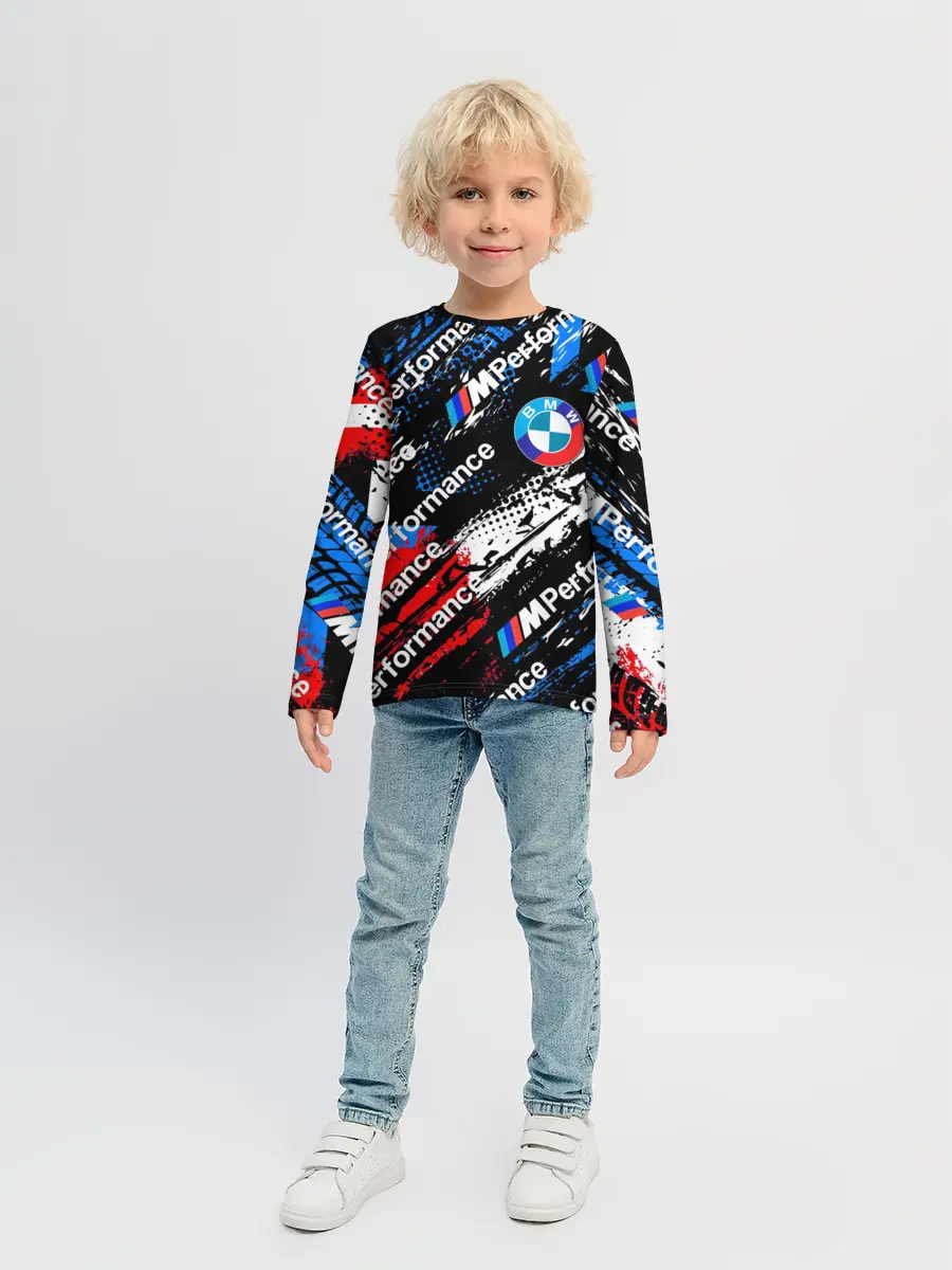 Детский лонгслив / BMW M PERFORMANCE / БМВ ГРАНЖ