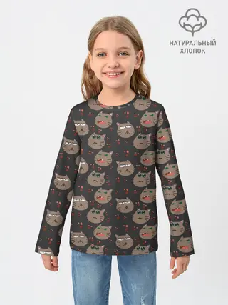 Детский лонгслив / Котомания YES