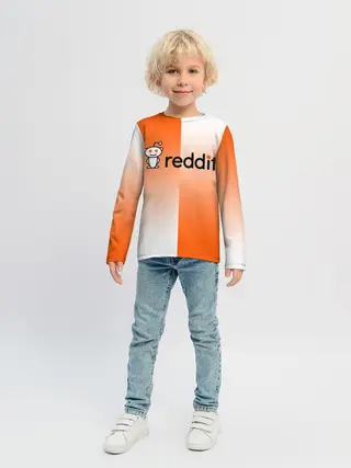 Детский лонгслив / REDDIT / РЕДДИТ / ГРАДИЕНТ