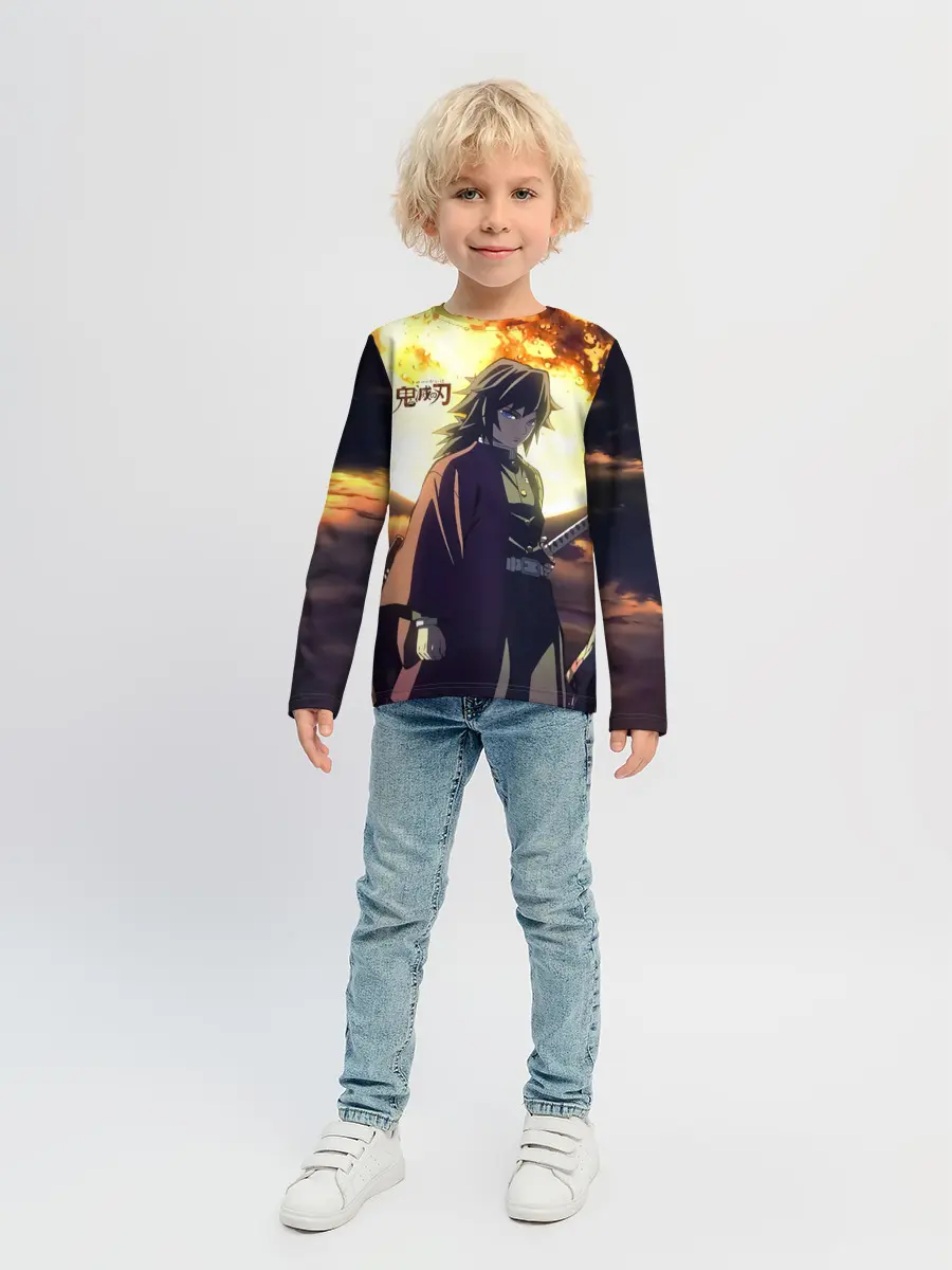 Детский лонгслив / Demon Slayer: Kimetsu no Yaiba