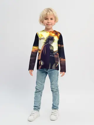 Детский лонгслив / Demon Slayer: Kimetsu no Yaiba