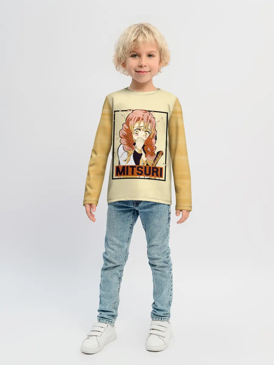 Детский лонгслив / Mitsuri Kanroji | Kimetsu no Yaiba