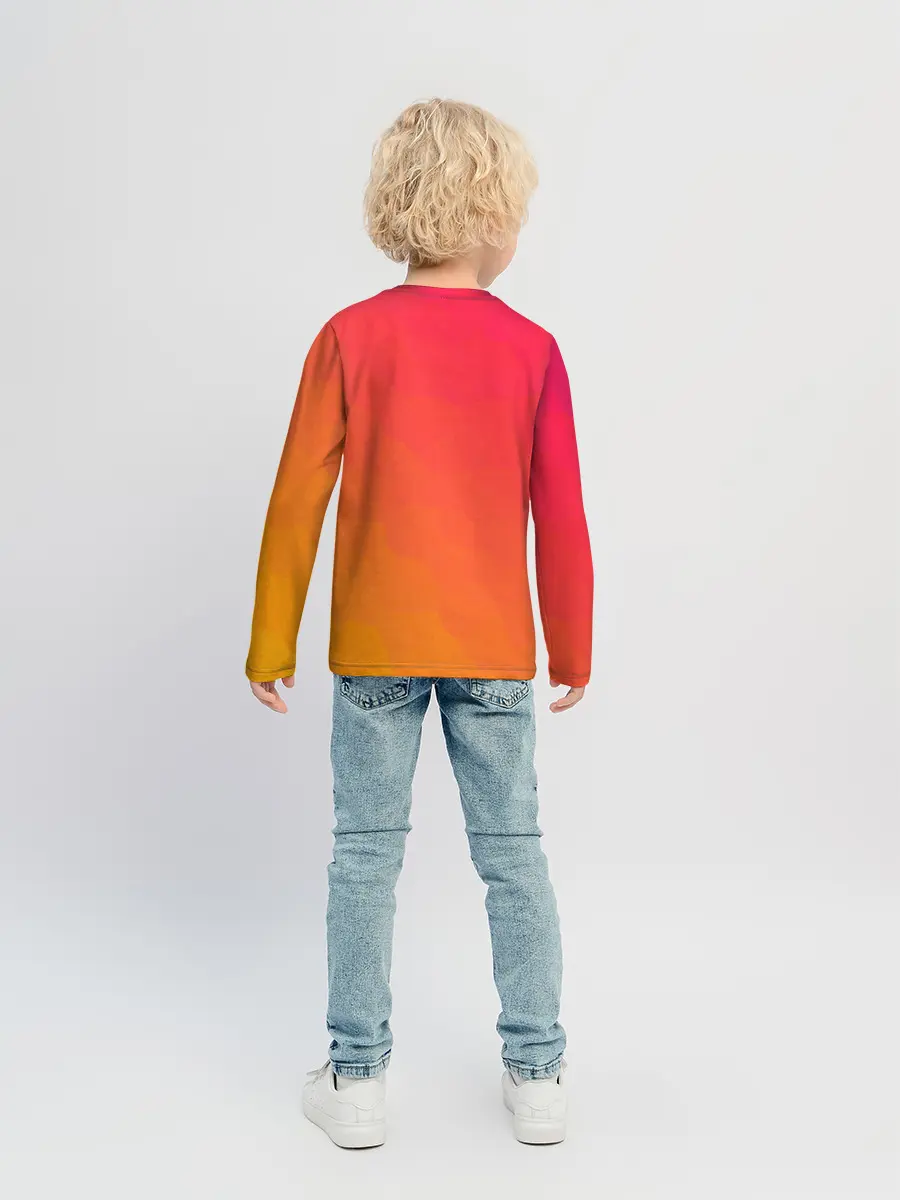 Детский лонгслив / Градиент