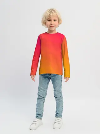 Детский лонгслив / Градиент