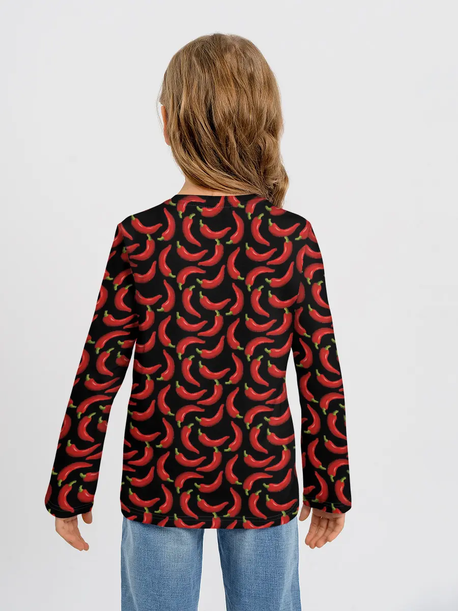 Детский лонгслив / Hot pepper