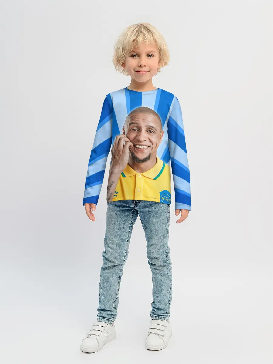 Детский лонгслив / Роберто Карлос | Бразилия