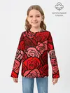 Детский лонгслив / Розочки