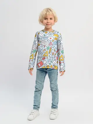 Детский лонгслив / Школьная