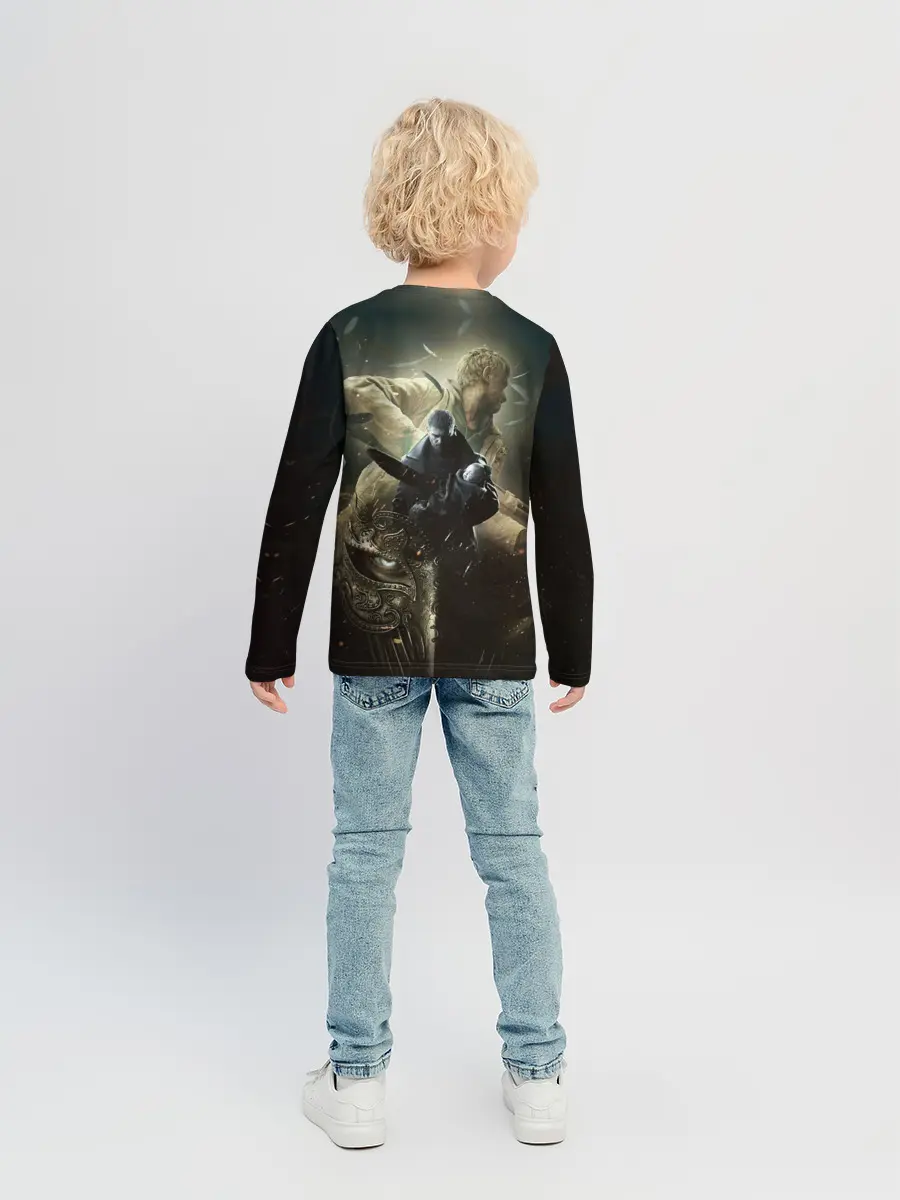 Детский лонгслив / Итан,Крис и деревня RE8