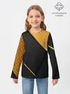 Детский лонгслив / 3D BLACK & GOLD