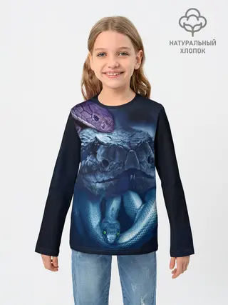 Детский лонгслив / Мифические змеи
