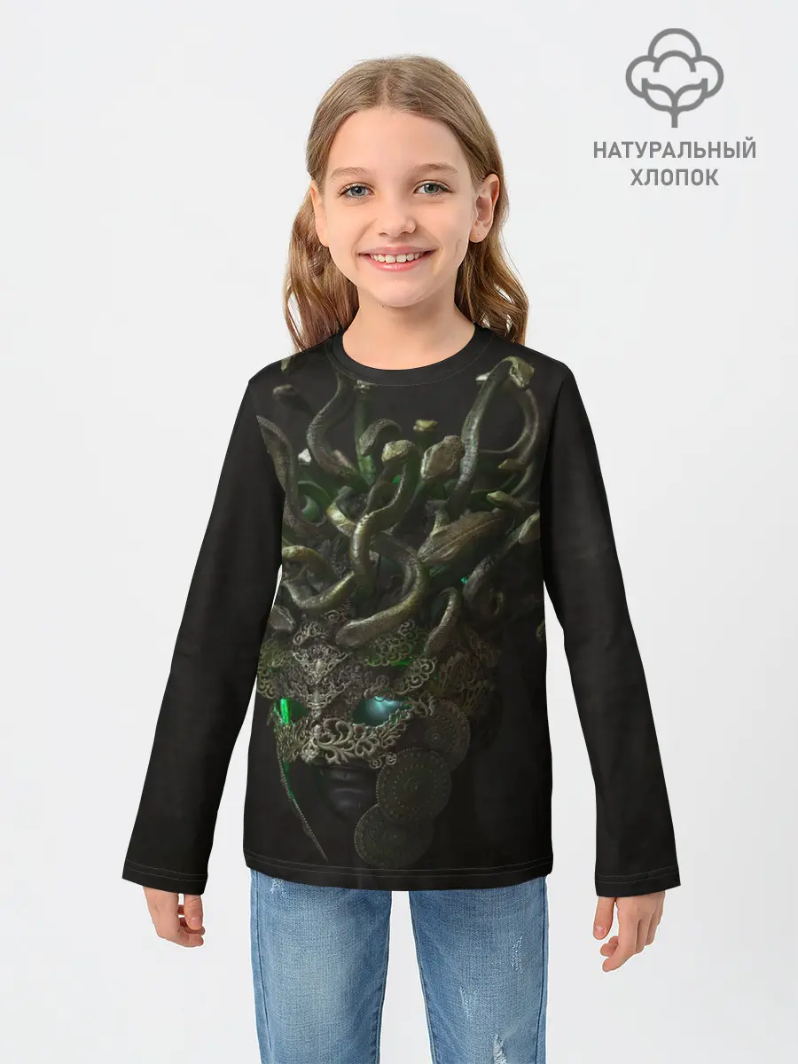 Детский лонгслив / Медуза Горгона | Эвриала