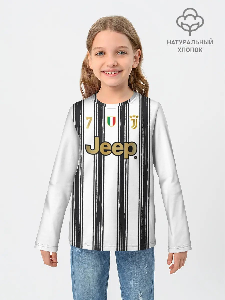 Детский лонгслив / Футбольная форма Роналдо 20/21