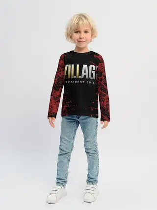 Детский лонгслив / Resident Evil Village логотип