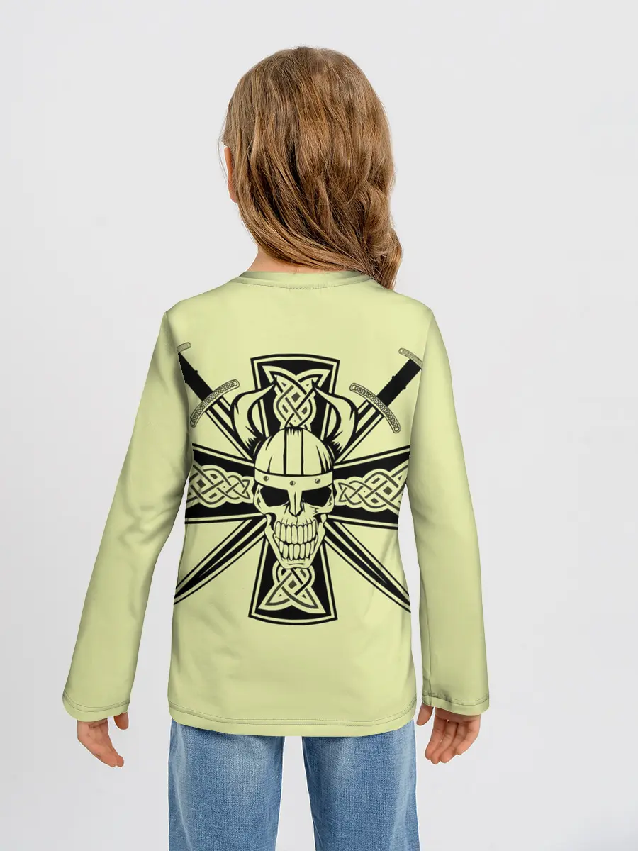 Детский лонгслив / кельтский узор