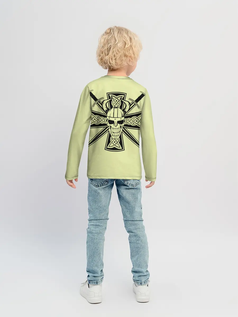Детский лонгслив / кельтский узор