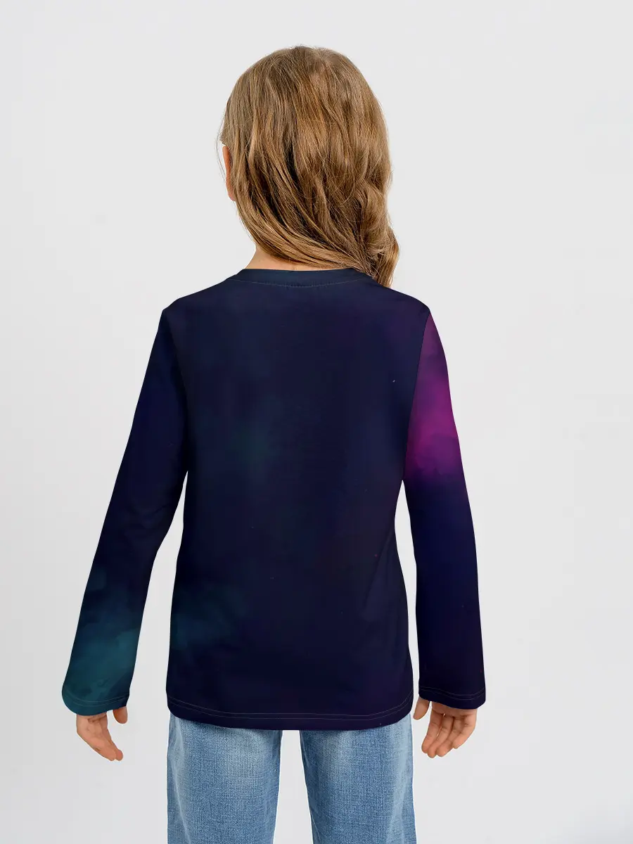 Детский лонгслив / Пони в космосе