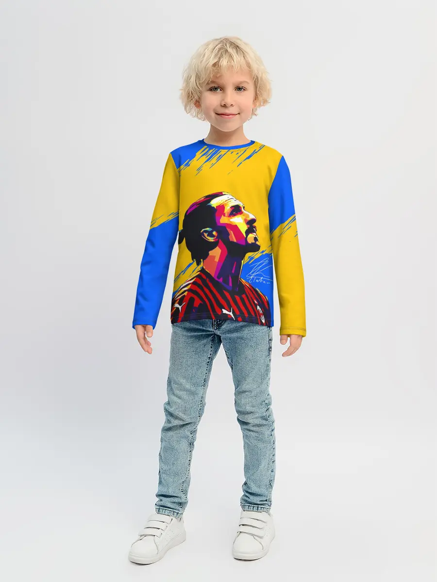 Детский лонгслив / ЗЛАТАН ИБРАГИМОВИЧ / ШВЕЦИЯ