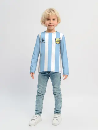 Детский лонгслив / Форма Марадоны с автографом