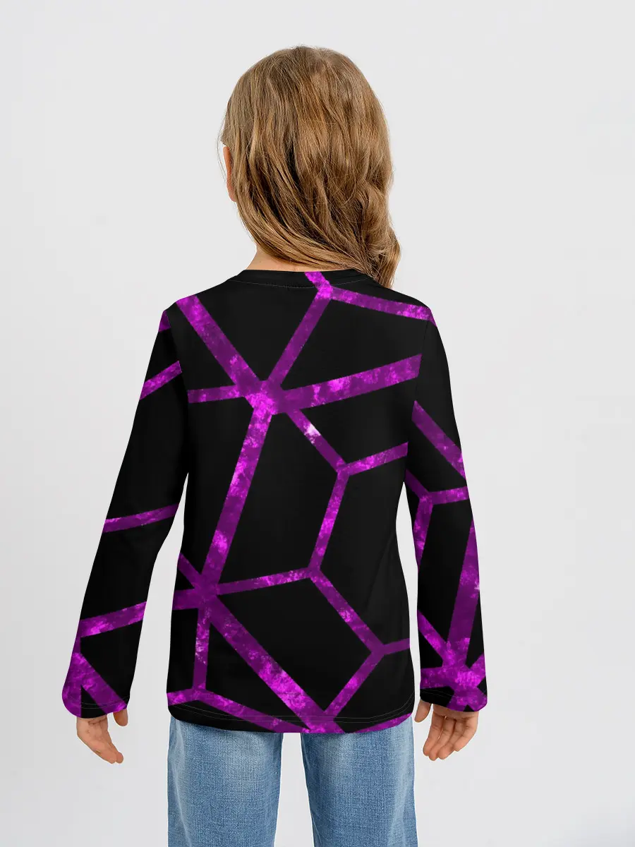 Детский лонгслив / Hexagon