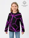 Детский лонгслив / Hexagon