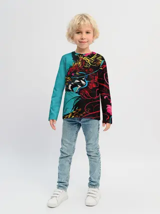 Детский лонгслив / Дракон | Dragon