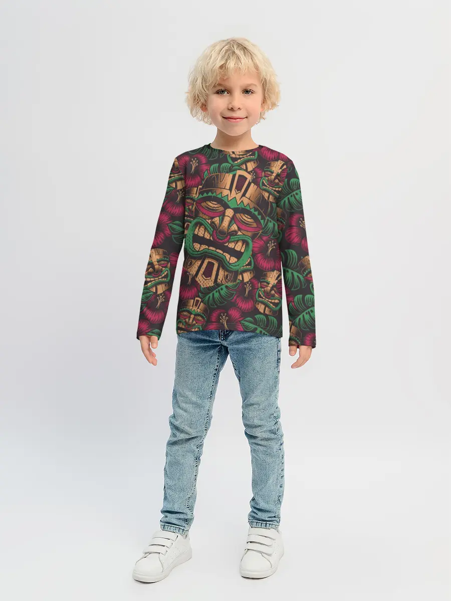 Детский лонгслив / Маска