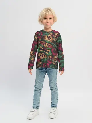 Детский лонгслив / Маска